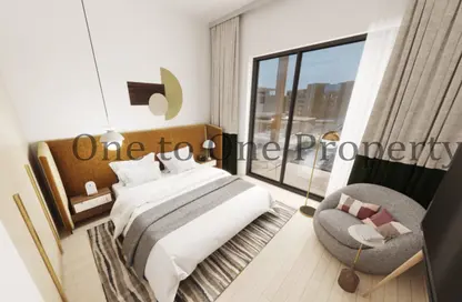 Room / Bedroom image for: Apartment - 1 Bedroom - 2 Bathrooms for sale in Saadiyat Grove - Saadiyat Cultural District - Saadiyat Island - Abu Dhabi, Image 1
