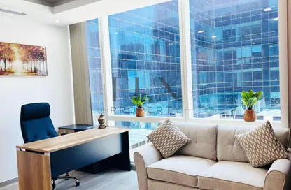 Office Space - Studio - 2 Bathrooms for rent in Tamani Art Tower - Business Bay - Dubai