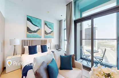 Living / Dining Room image for: Apartment - 1 Bathroom for rent in 15 Northside - Tower 1 - 15 Northside - Business Bay - Dubai, Image 1