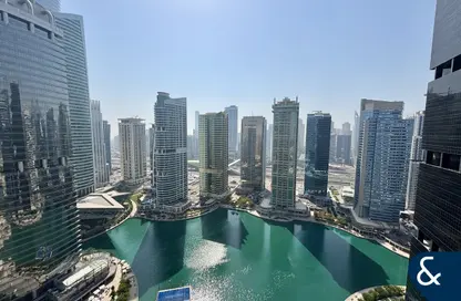 شقة - غرفة نوم - 2 حمامات للايجار في برج كونكورد - (JLT) مجمع H - أبراج بحيرة الجميرا - دبي