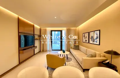 صورة لـ غرفة المعيشة شقة - 2 غرف نوم - 3 حمامات للايجار في العنوان رزيدنسز برج الأوبرا دبي 1 - ذو ادراس ريزيدنس دبي أوبرا - دبي وسط المدينة - دبي ، صورة رقم 1