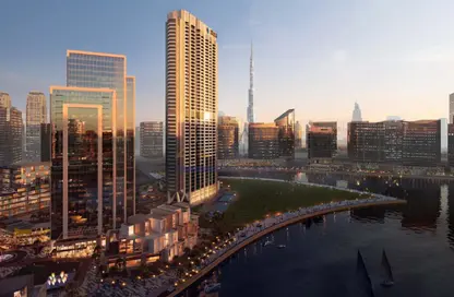 شقة - 1 حمام للبيع في بنينسولا ثري - بنينسولا - الخليج التجاري - دبي