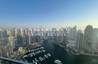 شقة - غرفة نوم - 2 حمامات للايجار في بوابة المارينا 1 - مارينا جيت - دبي مارينا - دبي