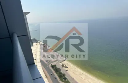 Apartment - 2 Bedrooms - 3 Bathrooms for rent in Ajman Corniche Residences - Ajman Corniche Road - Ajman