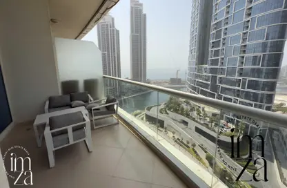 شقة - غرفة نوم - 2 حمامات للايجار في خليج الدرة - دبي مارينا - دبي