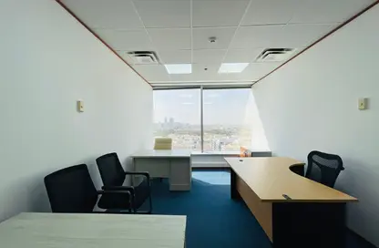 Business Centre - Studio - 4 Bathrooms for rent in Al Muhairy Centre - Al Khalidiya - Abu Dhabi