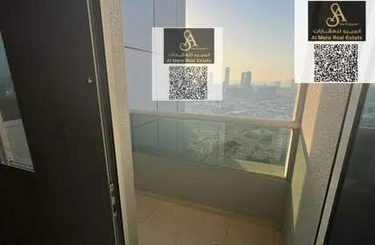 Apartment - 2 Bedrooms - 2 Bathrooms for rent in Orient Tower 1 - Orient Towers - Al Bustan - Ajman