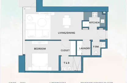 شقة - غرفة نوم - 2 حمامات للبيع في طريق كورنيش عجمان - عجمان شقة - غرفة نوم - 2 حمامات للبيع في طريق كورنيش عجمان - عجمان