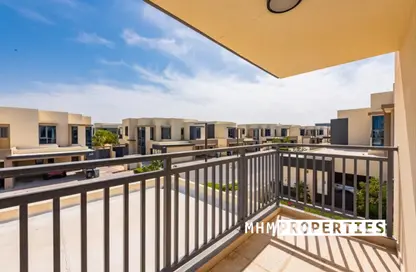 Balcony image for: Townhouse - 3 Bedrooms - 3 Bathrooms for rent in Maple 3 - Maple at Dubai Hills Estate - Dubai Hills Estate - Dubai, Image 1