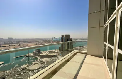 Balcony image for: Penthouse - 5 Bedrooms - 7 Bathrooms for rent in Burooj Views - Marina Square - Al Reem Island - Abu Dhabi, Image 1