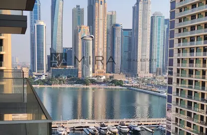 Outdoor Building image for: Apartment - 2 Bedrooms - 3 Bathrooms for rent in Beach Isle - EMAAR Beachfront - Dubai Harbour - Dubai, Image 1