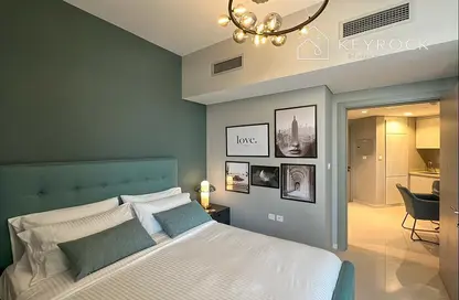 صورة لـ غرفة- غرفة النوم شقة - غرفة نوم - 1 حمام للايجار في برج زادا - الخليج التجاري - دبي ، صورة رقم 1