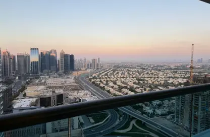 شقة - غرفة نوم - 2 حمامات للايجار في برج كونكورد - (JLT) مجمع H - أبراج بحيرة الجميرا - دبي