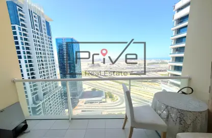 Apartment - Studio - 1 Bathroom for rent in Lake View Tower - JLT Cluster B - Jumeirah Lake Towers - Dubai