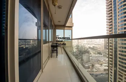 Balcony image for: Apartment - 1 Bedroom - 2 Bathrooms for sale in Ocean Heights - Dubai Marina - Dubai, Image 1