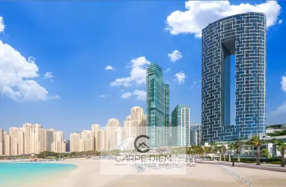 Pool image for: Apartment - 1 Bedroom - 2 Bathrooms for rent in Jumeirah Gate Tower 1 - The Address Jumeirah Resort and Spa - Jumeirah Beach Residence - Dubai, Image 1