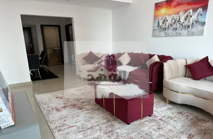 Apartment - 1 Bedroom - 2 Bathrooms for rent in Ajman Corniche Residences - Ajman Corniche Road - Ajman