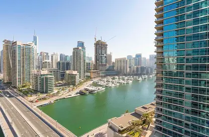 Apartment - 1 Bedroom - 2 Bathrooms for rent in Marina Quays West - Marina Quays - Dubai Marina - Dubai