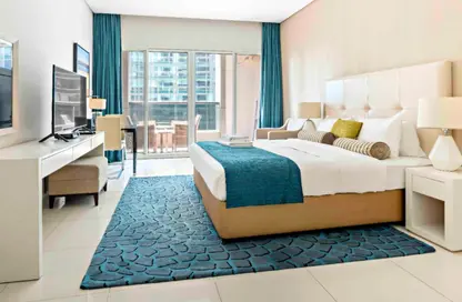 Apartment - Studio - 1 Bathroom for rent in Damac Maison Cour Jardin (The Cosmopolitan) - Business Bay - Dubai