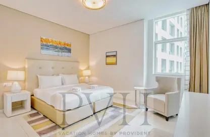 Apartment - 1 Bedroom - 2 Bathrooms for rent in Damac Maison Cour Jardin (The Cosmopolitan) - Business Bay - Dubai