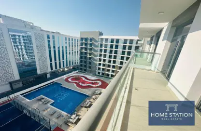 Balcony image for: Apartment - 1 Bedroom - 2 Bathrooms for sale in Laya Heights - Dubai Studio City - Dubai, Image 1