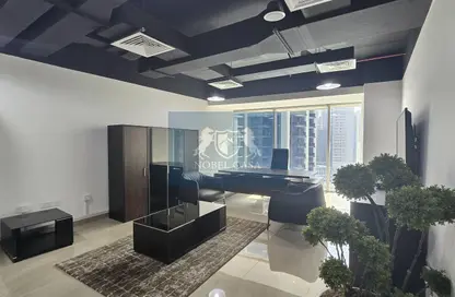 Office Space - Studio - 1 Bathroom for rent in The Binary Tower - Business Bay - Dubai