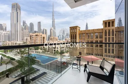 Apartment - 1 Bedroom - 2 Bathrooms for rent in Bellevue Tower 2 - Bellevue Towers - Downtown Dubai - Dubai