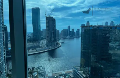 صورة لـ منظر مائي. مكتب - استوديو للايجار في برج أوبال - الخليج التجاري - دبي ، صورة رقم 1