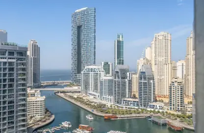 شقة - 1 حمام للايجار في برج إسكان - دبي مارينا - دبي
