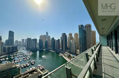 Apartment - 3 Bedrooms - 4 Bathrooms for sale in Silverene Tower A - Silverene - Dubai Marina - Dubai