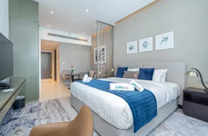 Apartment - Studio - 1 Bathroom for rent in DAMAC Maison Privé - Business Bay - Dubai