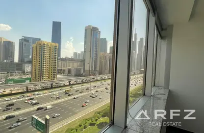 مكتب - استوديو - 2 حمامات للايجار في برج الموسى 1 - أبراج الموسى - شارع الشيخ زايد - دبي
