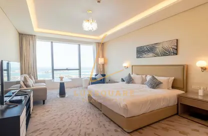 Apartment - Studio - 1 Bathroom for rent in The Palm Tower - Palm Jumeirah - Dubai