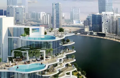 Apartment - Studio - 1 Bathroom for sale in Chic Tower - Business Bay - Dubai