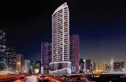 Apartment - 1 Bedroom - 2 Bathrooms for sale in Tower C1 - Ajman Pearl Towers - Ajman Downtown - Ajman