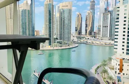 Apartment - Studio - 1 Bathroom for rent in Marina View Tower A - Marina View - Dubai Marina - Dubai