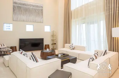 Living Room image for: Penthouse - 3 Bedrooms - 3 Bathrooms for rent in The Address Dubai Mall - Downtown Dubai - Dubai, Image 1