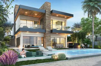 Villa - 6 Bedrooms - 6 Bathrooms for sale in Costa Brava at DAMAC Lagoons - Damac Lagoons - Dubai
