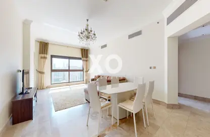 Apartment - 2 Bedrooms - 2 Bathrooms for rent in The Fairmont Palm Residence South - The Fairmont Palm Residences - Palm Jumeirah - Dubai