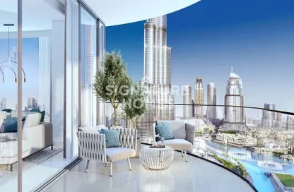 Terrace image for: Apartment - 4 Bedrooms - 6 Bathrooms for sale in Opera Grand - Burj Khalifa Area - Downtown Dubai - Dubai, Image 1