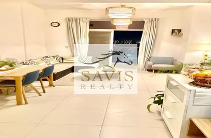 Living / Dining Room image for: Apartment - 1 Bedroom - 2 Bathrooms for sale in Candace Acacia - Azizi Residence - Al Furjan - Dubai, Image 1