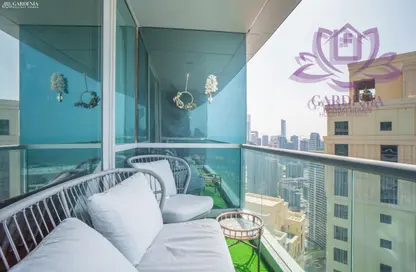 Apartment - 3 Bedrooms - 5 Bathrooms for rent in Al Fattan Marine Tower - Al Fattan Marine Towers - Jumeirah Beach Residence - Dubai