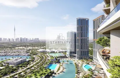 Apartment - 1 Bedroom - 1 Bathroom for sale in 320 Riverside Crescent - Sobha Hartland II - Bukadra - Dubai