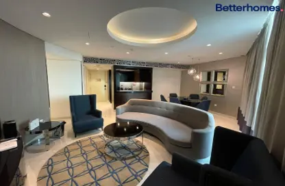 Living Room image for: Apartment - 3 Bedrooms - 3 Bathrooms for rent in Damac Maison The Distinction - Downtown Dubai - Dubai, Image 1