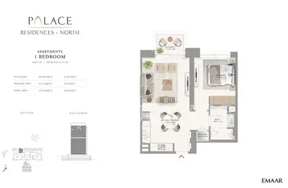 Apartment - 1 Bedroom - 2 Bathrooms for sale in Palace Residences - North - Dubai Creek Harbour (The Lagoons) - Dubai