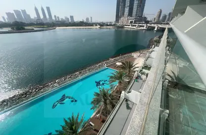 شقة - غرفة نوم - 2 حمامات للايجار في أزور ريزيدنس - نخلة جميرا - دبي