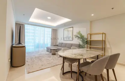 Apartment - 1 Bedroom - 1 Bathroom for rent in Palace Beach Residence - EMAAR Beachfront - Dubai Harbour - Dubai