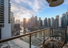 Balcony image for: Apartment - 2 bedrooms - 3 bathrooms for rent in Al Majara 2 - Al Majara - Dubai Marina - Dubai, Image 1