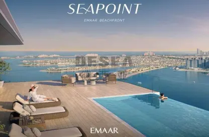 Apartment - 3 Bedrooms - 3 Bathrooms for sale in Seapoint - EMAAR Beachfront - Dubai Harbour - Dubai