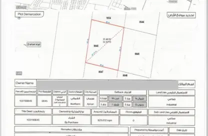 Land - Studio for sale in Al Jurf Industrial 2 - Al Jurf Industrial - Ajman